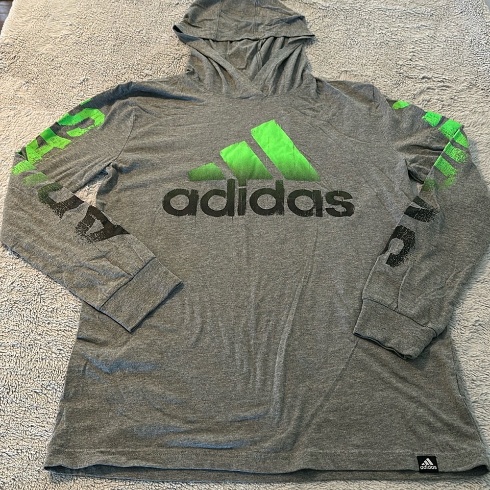 Adidas Hooded Long Sleeve T-Shirt